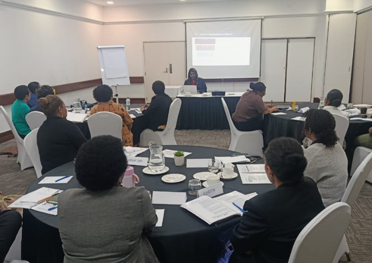 NSL GM People and Culture Fatima Hani Morgan Presenting at the BCfW Senior Executive Women's Program DV