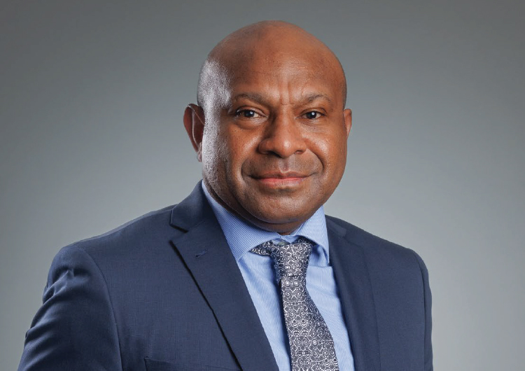 Nambawan Super Limited Board Chairman Mr Richard Sinamoi DV